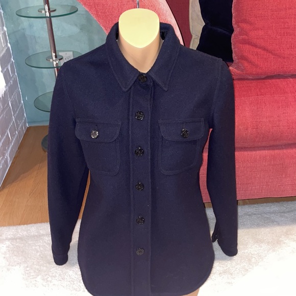 🥶❄️🇺🇸⚓️Fidelity Military inspired wool Button Down Long Sleeve shirt. - Picture 2 of 6